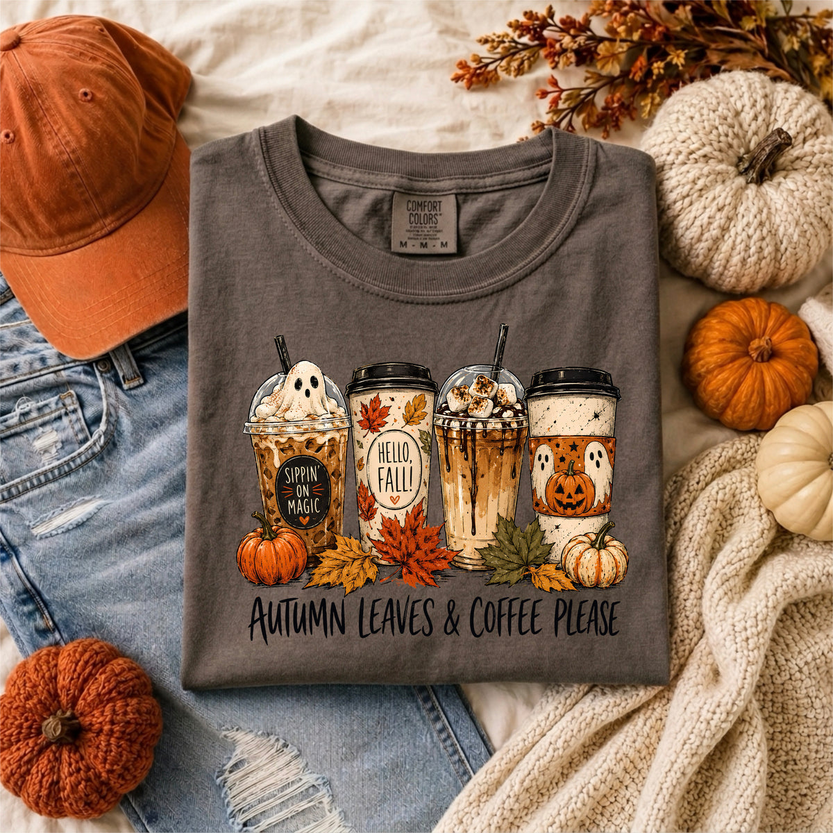 AUTUMN LEAVES AND COFFEE PLEASE