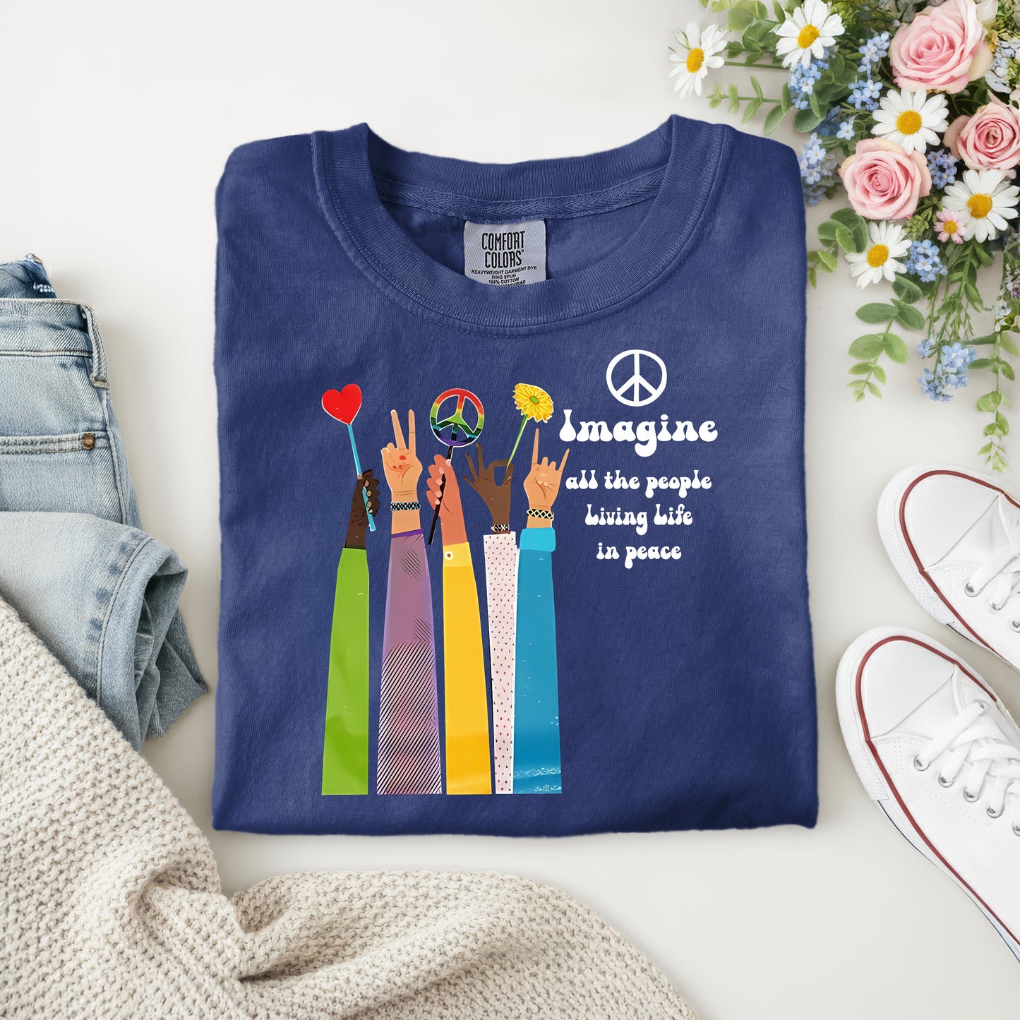 IMAGINE All The People Living Life In Peace