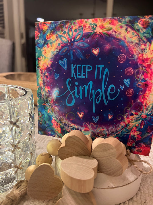 Keep it Simple