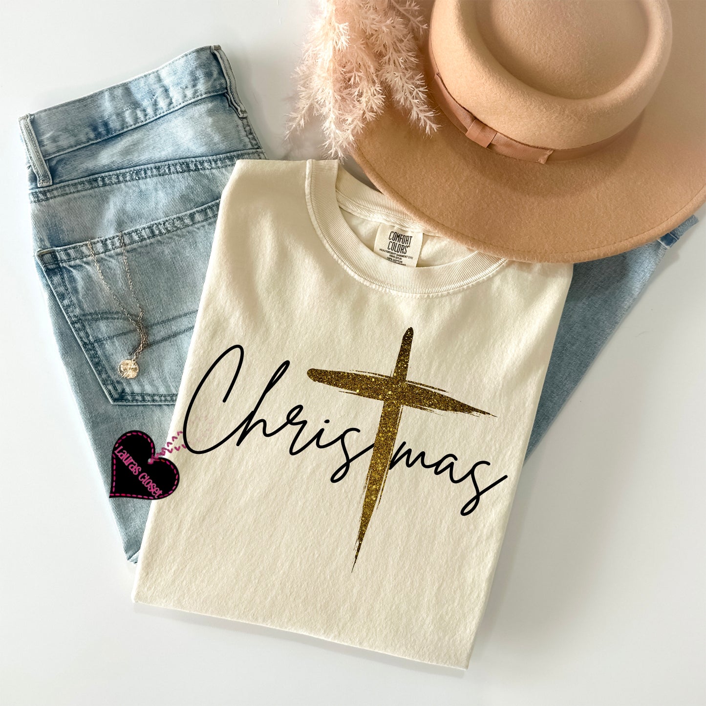 Christmas with Gold Cross