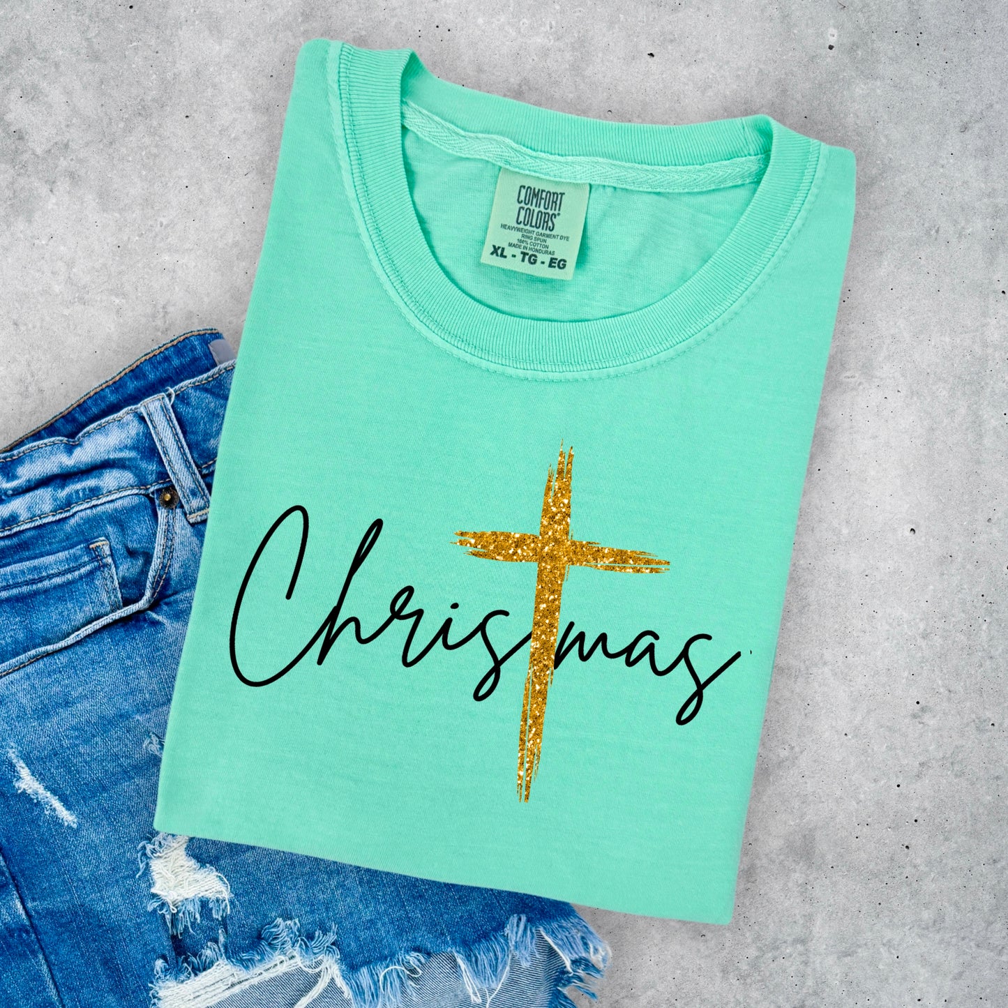 Christmas with Gold Cross