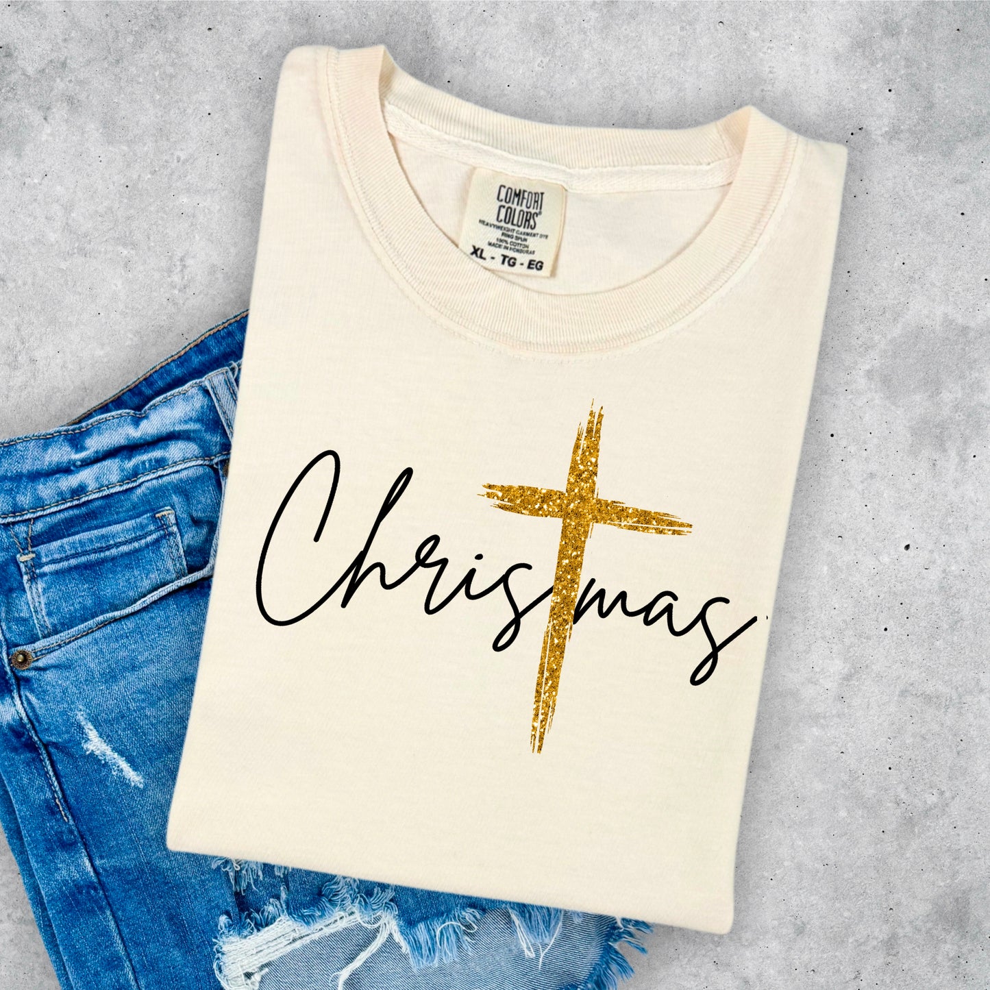 Christmas with Gold Cross