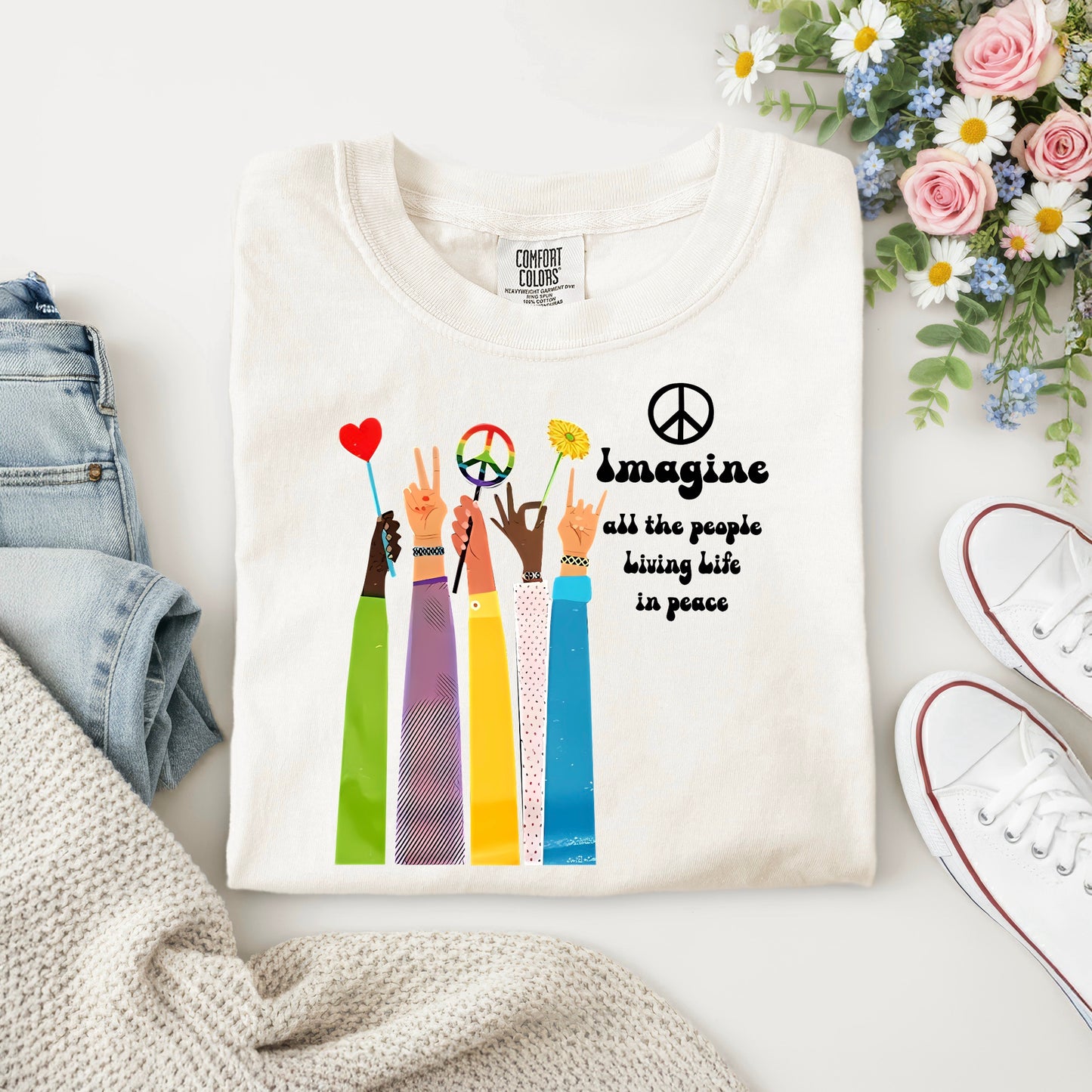IMAGINE All The People Living Life In Peace
