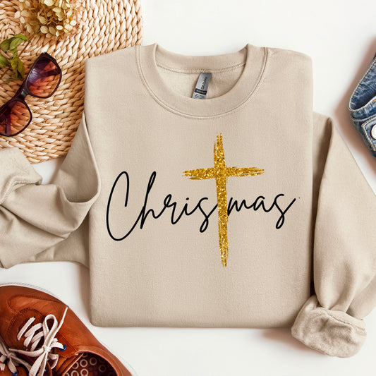 Christmas with Gold Cross