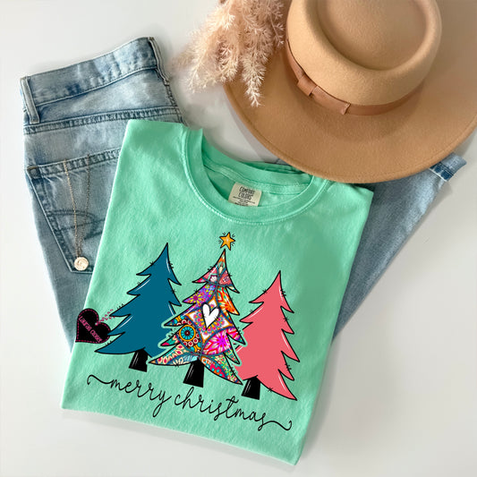Tree trio with heart