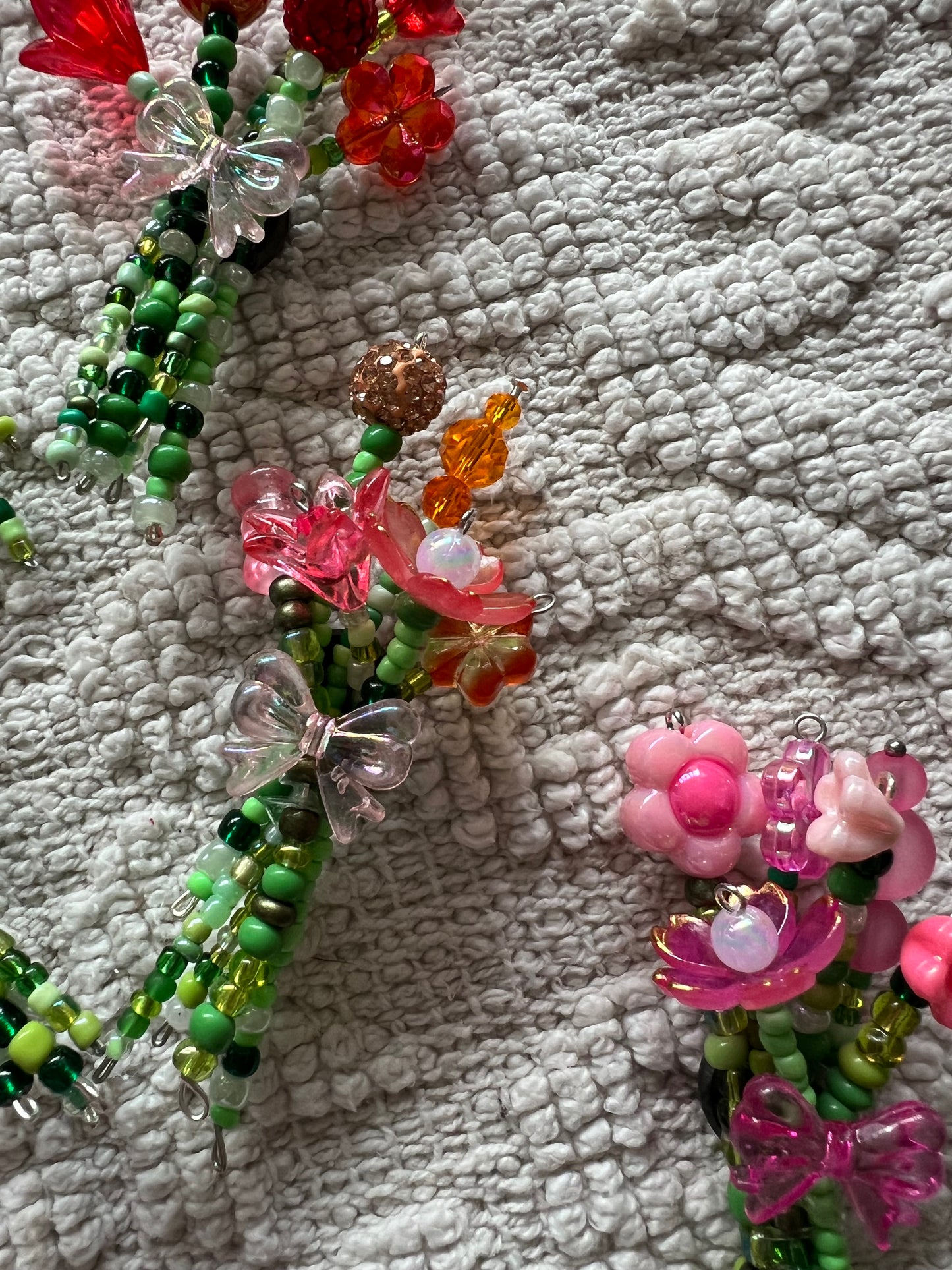 🌸 Handmade Beaded Magnet Bouquet 🌸