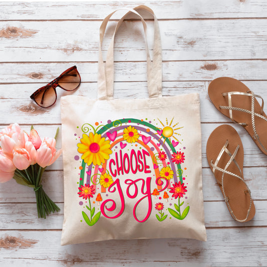 CHOOSE JOY TOTEBAGS