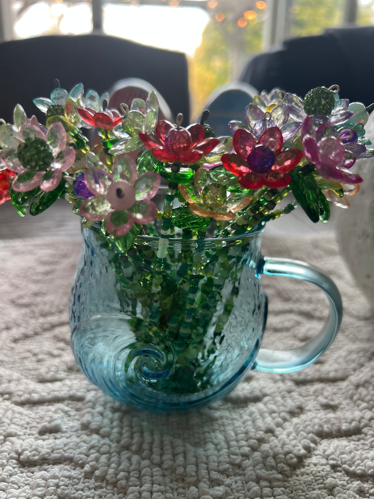 🌸 Handmade Beaded Flower Bookmarks 🌸