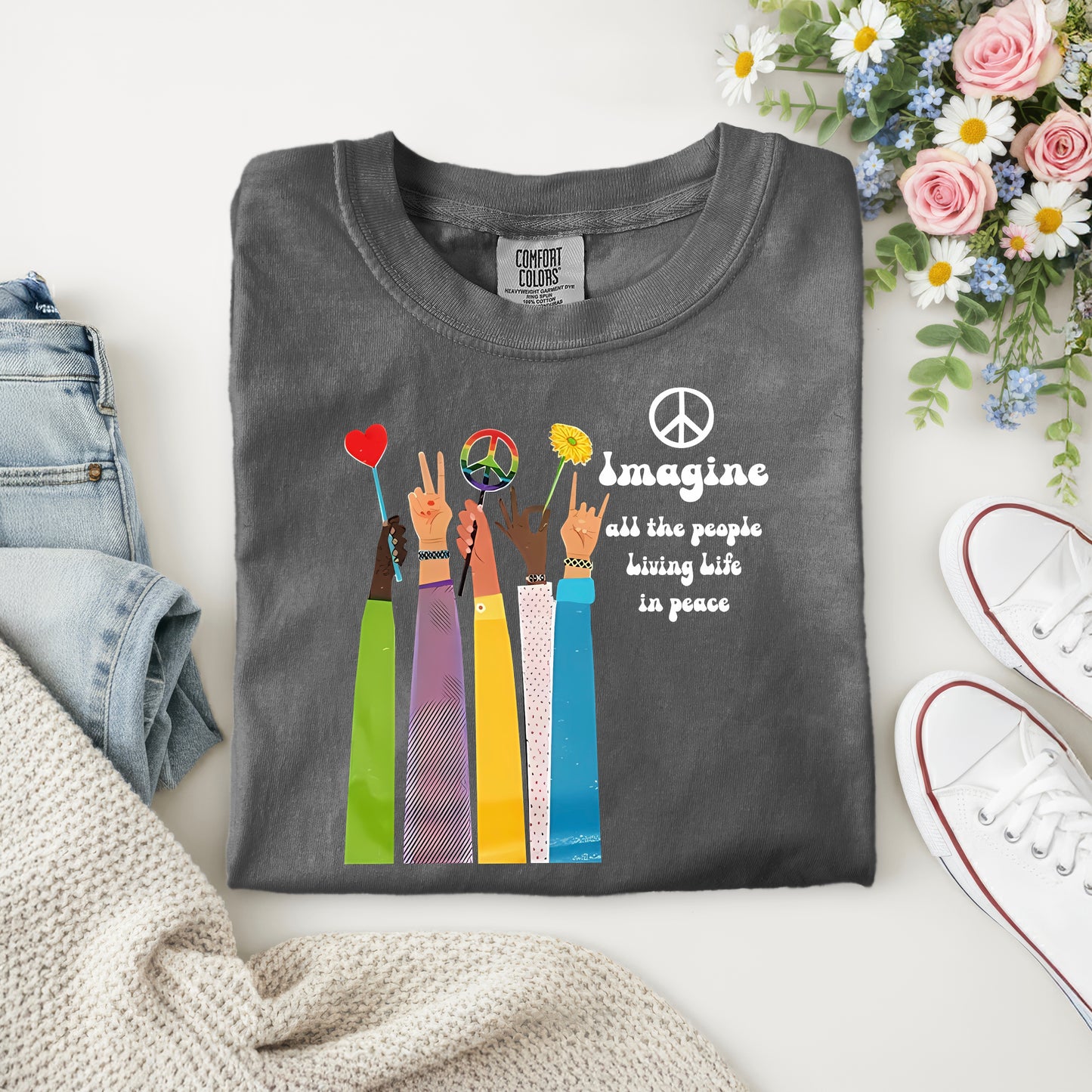 IMAGINE All The People Living Life In Peace