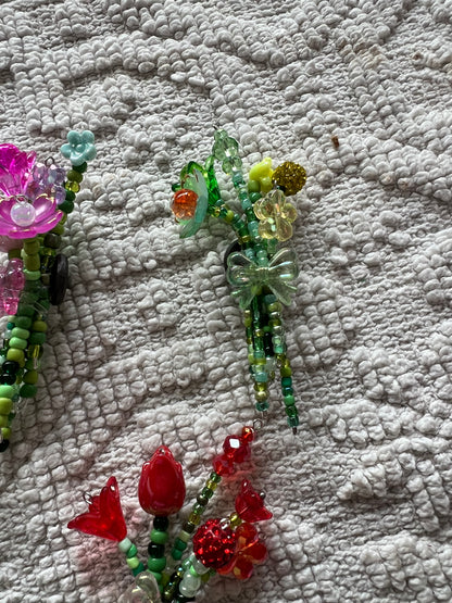 🌸 Handmade Beaded Magnet Bouquet 🌸