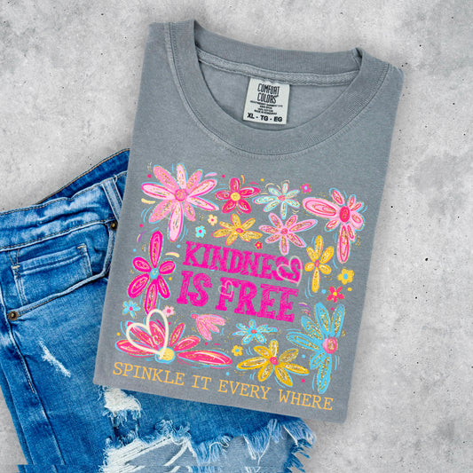 Kindness is Free - Sprinkle it Everywhere - Graphic Tee