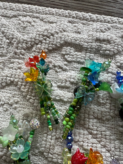 🌸 Handmade Beaded Magnet Bouquet 🌸