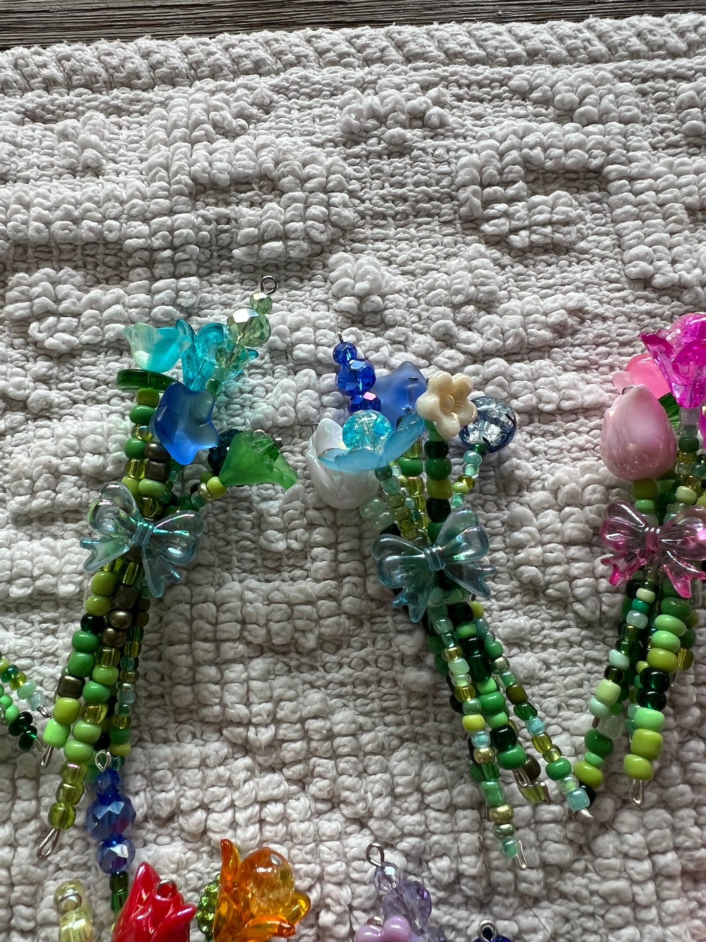 🌸 Handmade Beaded Magnet Bouquet 🌸