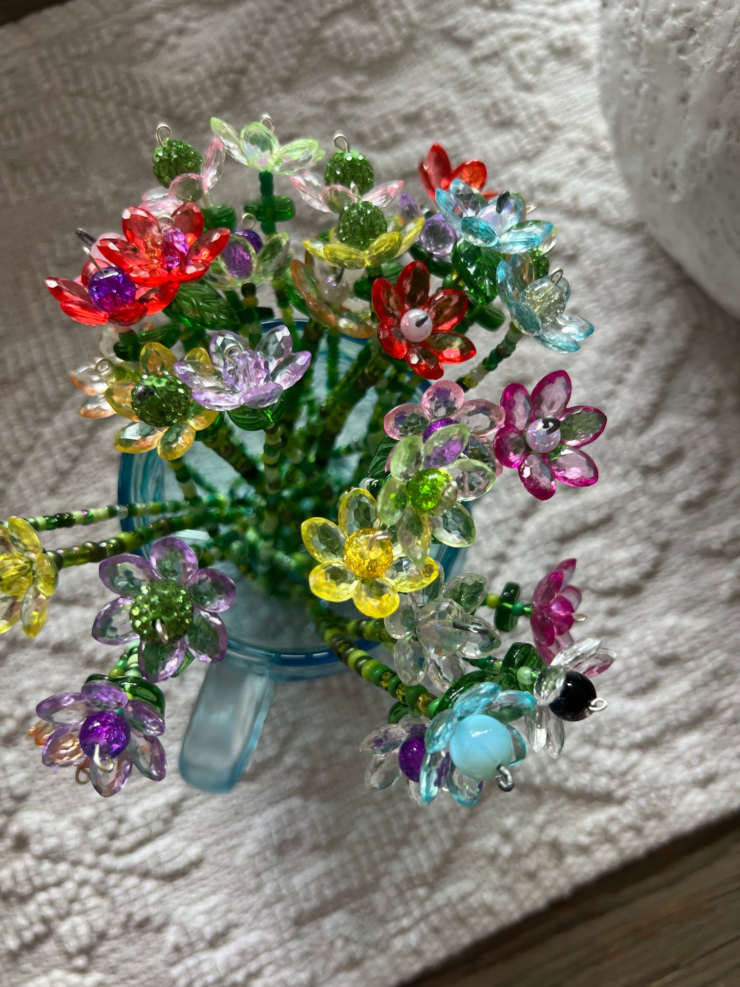 🌸 Handmade Beaded Flower Bookmarks 🌸
