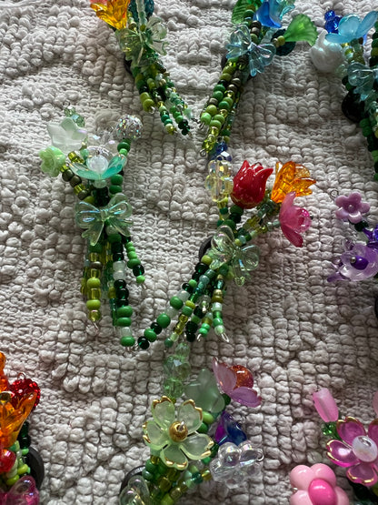 🌸 Handmade Beaded Magnet Bouquet 🌸