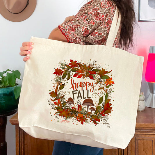 HAPPY FALL TOTEBAG