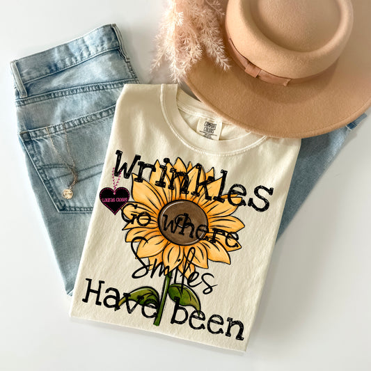 Wrinkle Go Where Smiles have Been - Sunflower