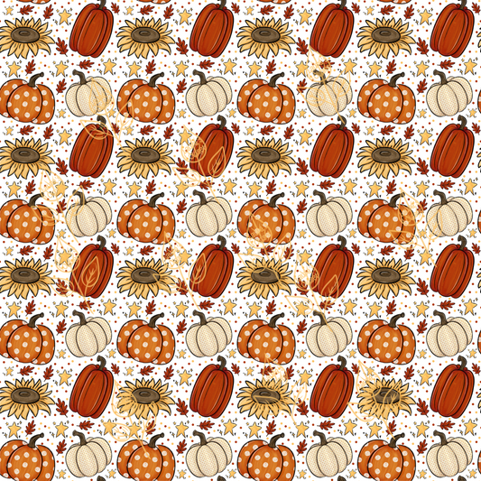 PUMPKINS AND FLOWERS- DIGITAL DOWNLOAD