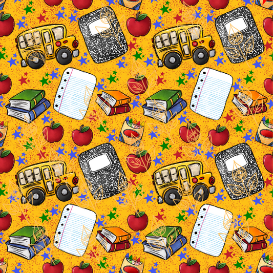 BACK TO SCHOOL- YELLOW- DIGITAL DOWNLOAD