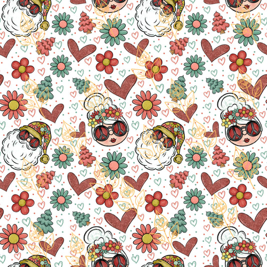 RETRO MR AND MRS SANTA-WHITE - DIGITAL DOWNLOAD