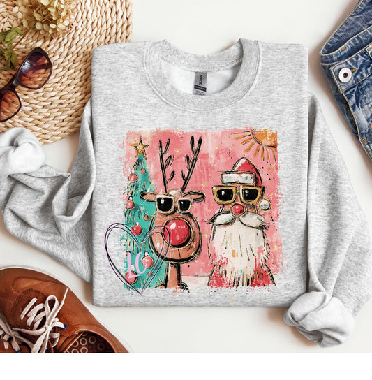 SELFIE- SANTA AND RUDOLPH