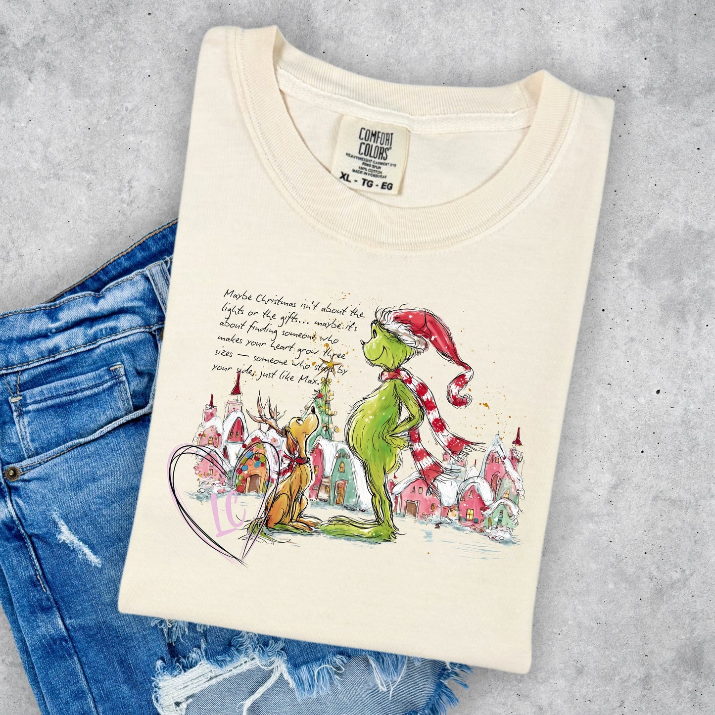 MAYBE CHRISTMAS ISN'T ABOUT THE LIGHTS OR THE GIFTS