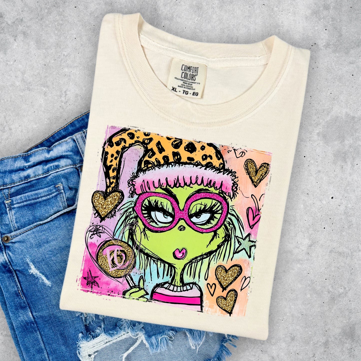 SELFIE- GREEN GUY- GIRL