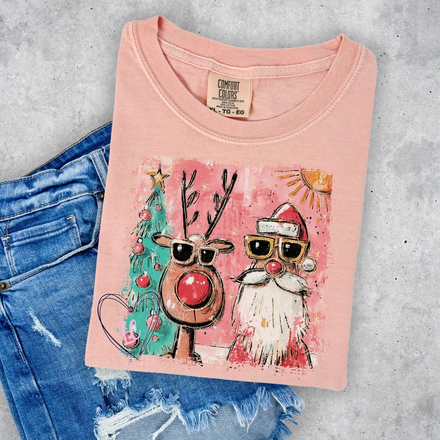 SELFIE- SANTA AND RUDOLPH