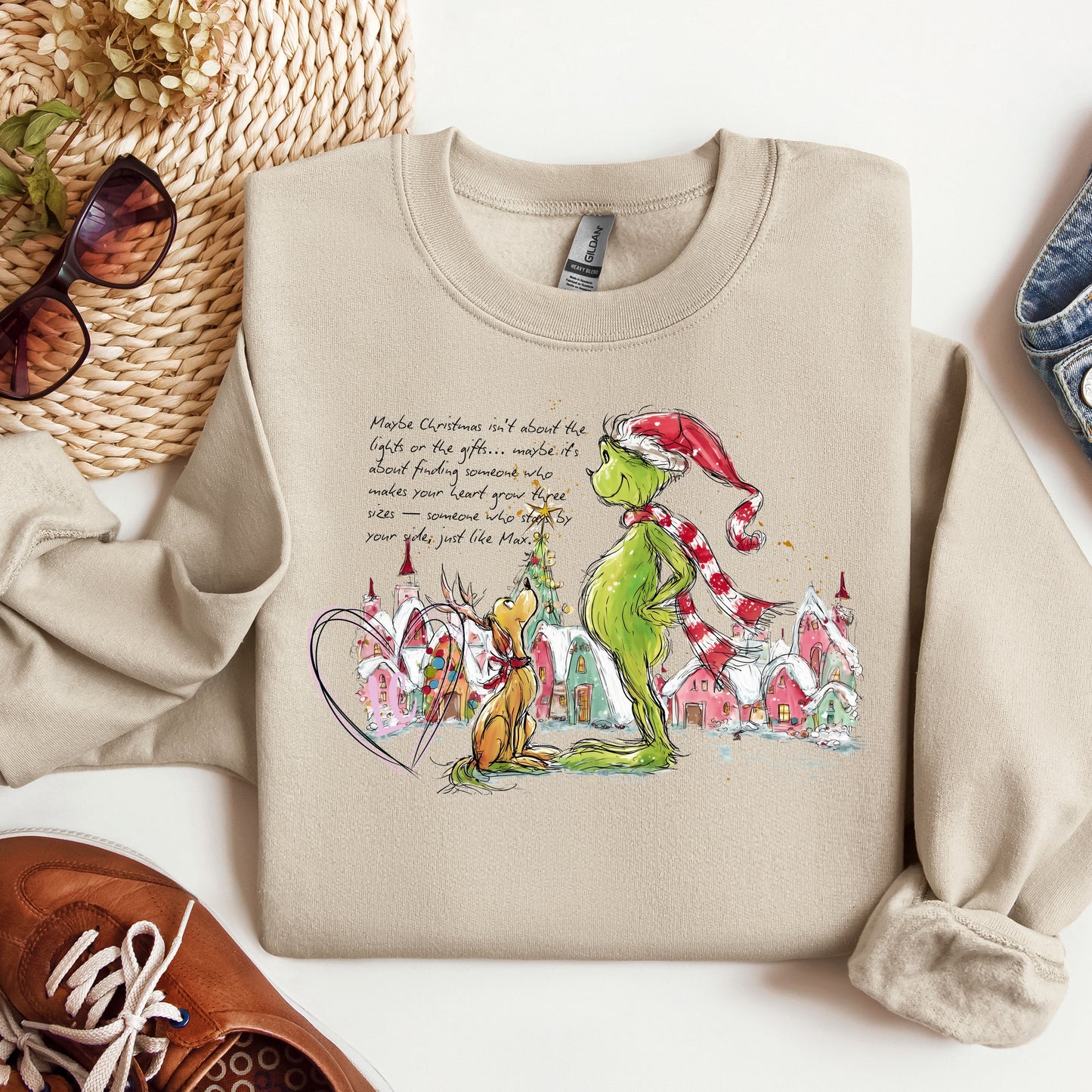 MAYBE CHRISTMAS ISN'T ABOUT THE LIGHTS OR THE GIFTS