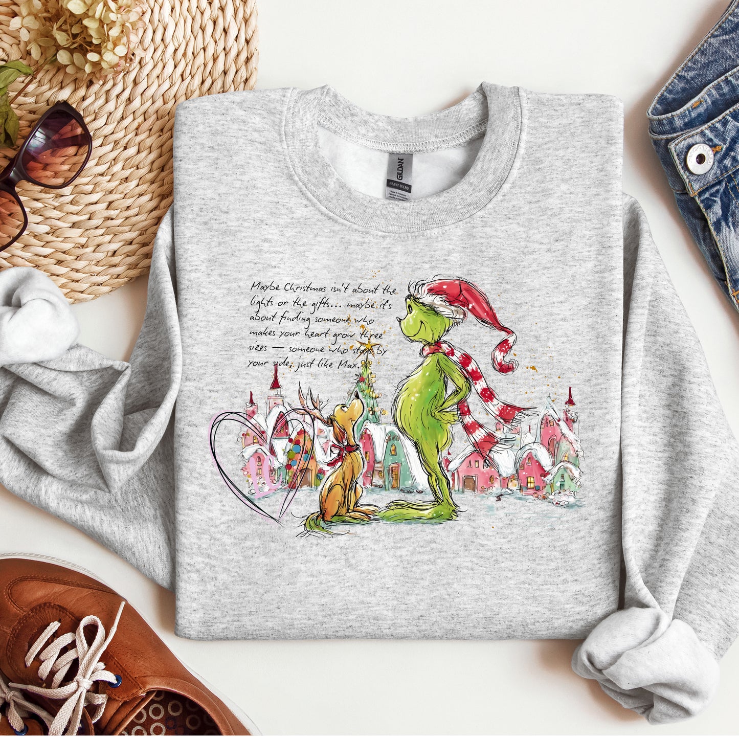 MAYBE CHRISTMAS ISN'T ABOUT THE LIGHTS OR THE GIFTS