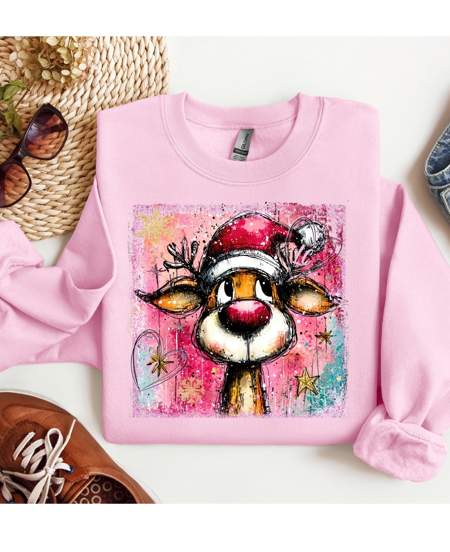 PREPPY CHRISTMAS REINDEER