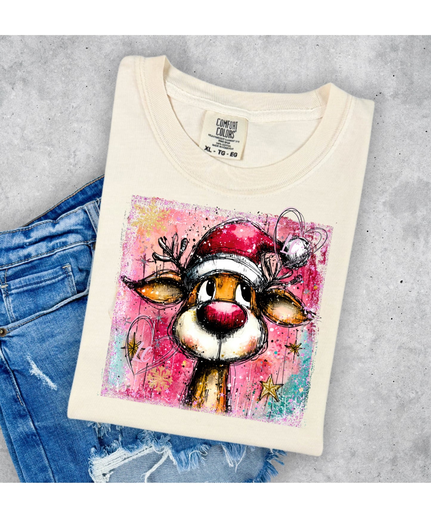 PREPPY CHRISTMAS REINDEER