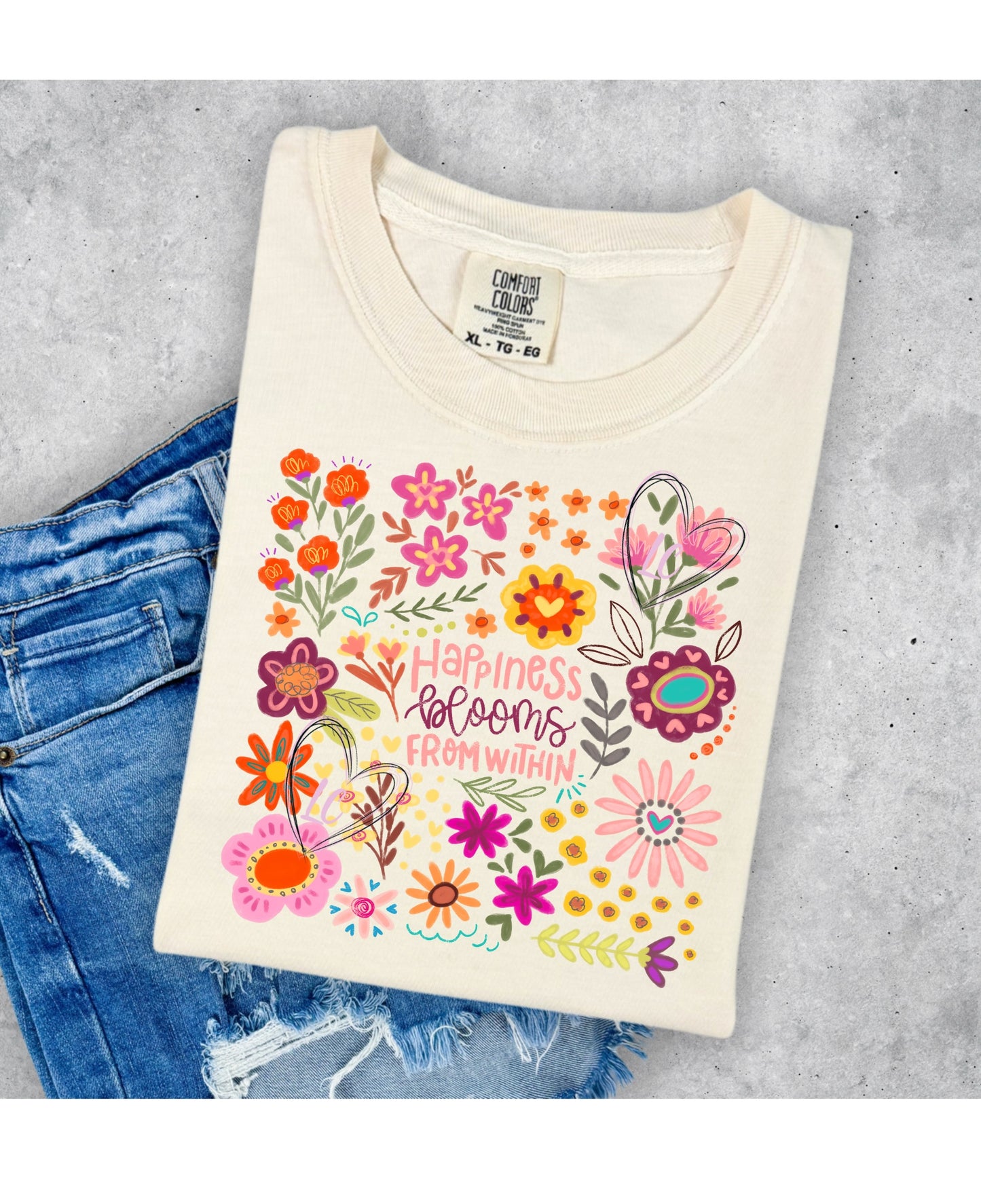 HAPPINESS BLOOMS FROM WITHIN