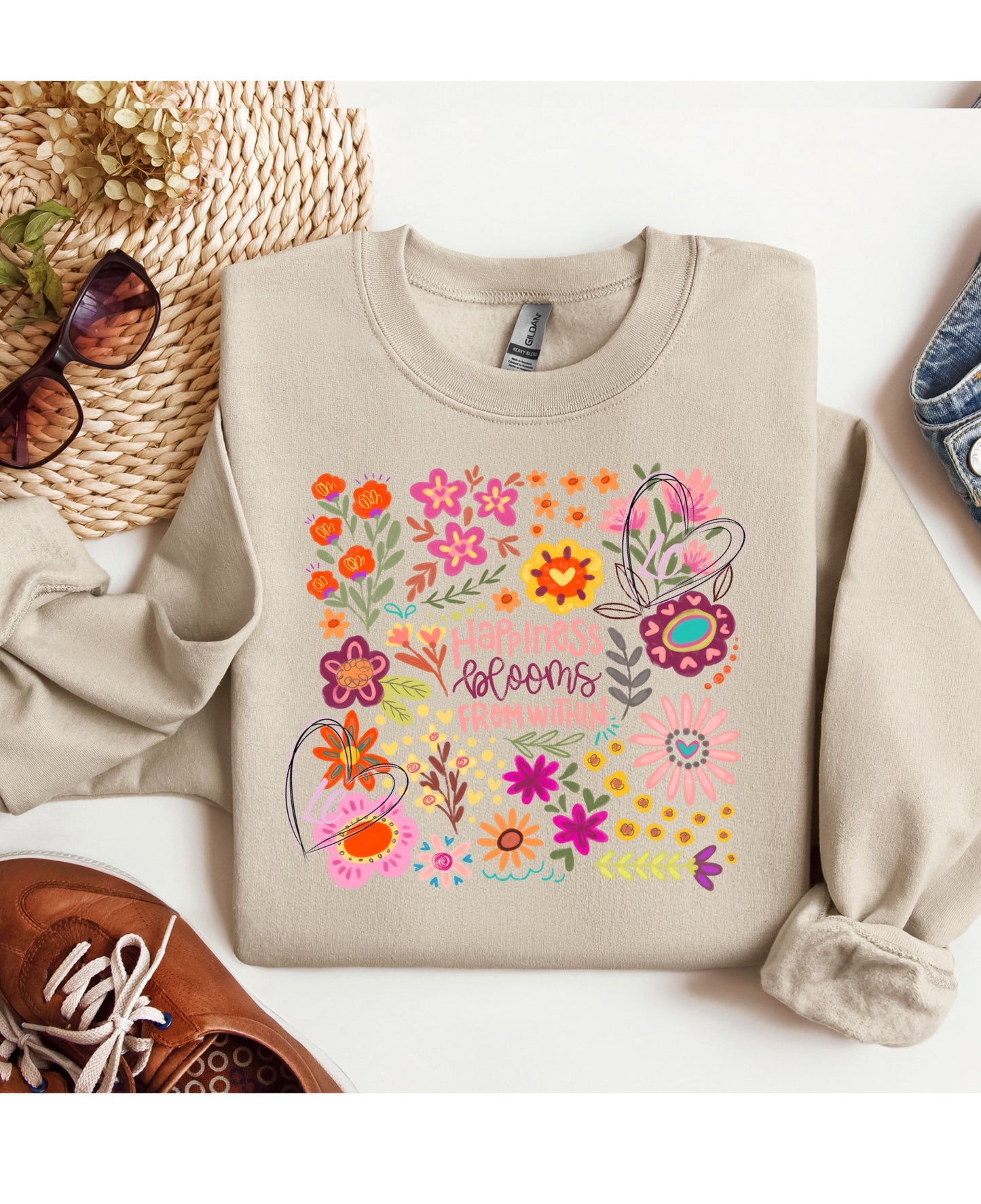 HAPPINESS BLOOMS FROM WITHIN