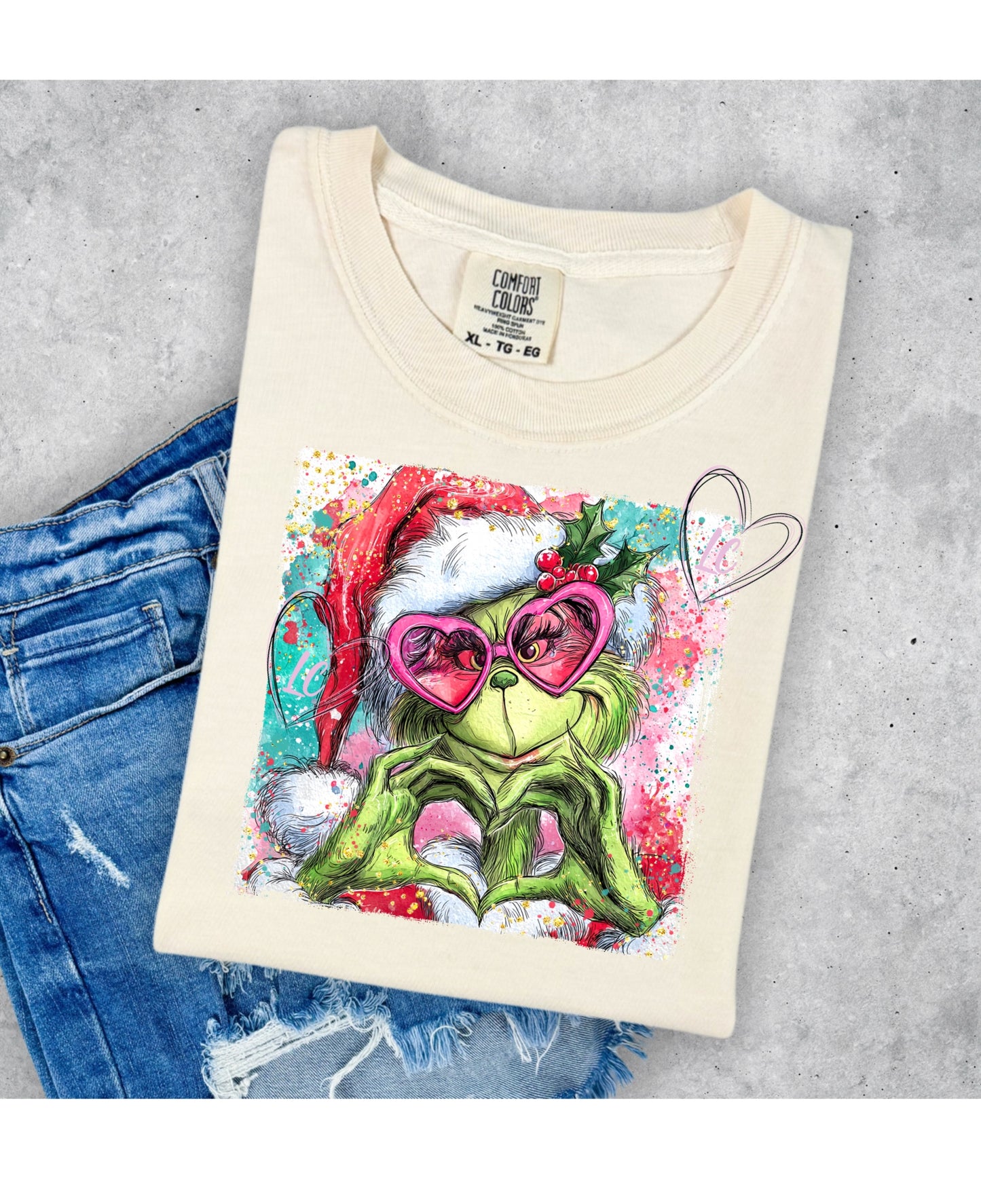 HEART HANDS GREEN GUY