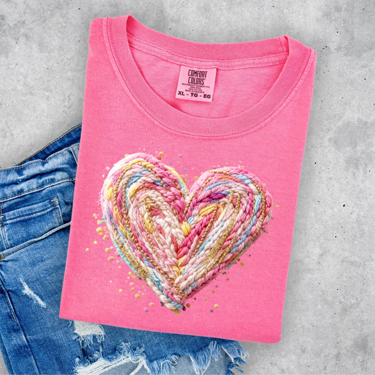 FAUX WOVEN HEART