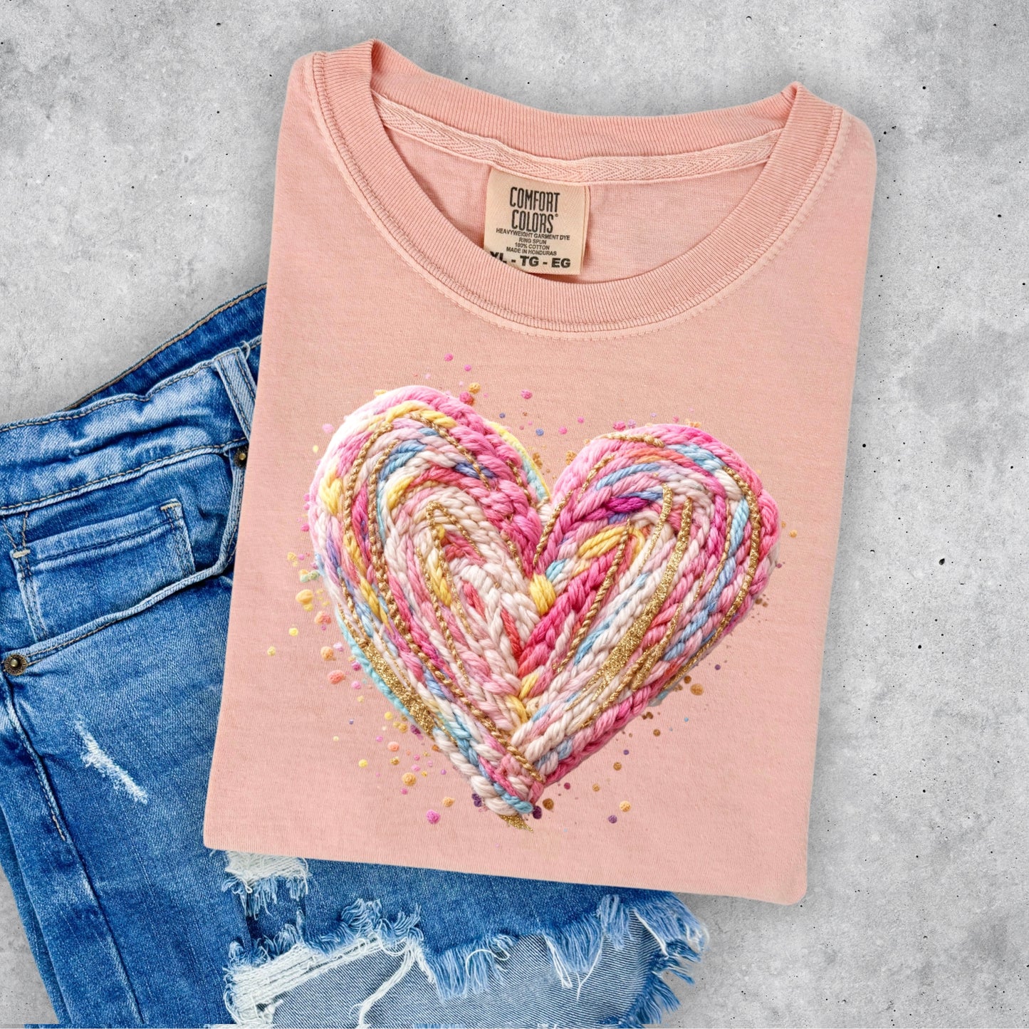 FAUX WOVEN HEART