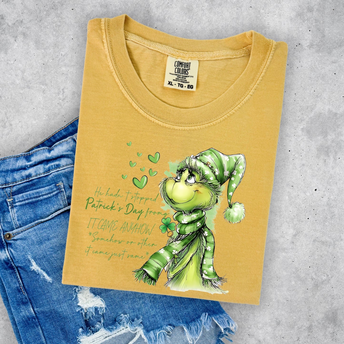 HE HADN'T STOPPED ST. PATRICK'S DAY