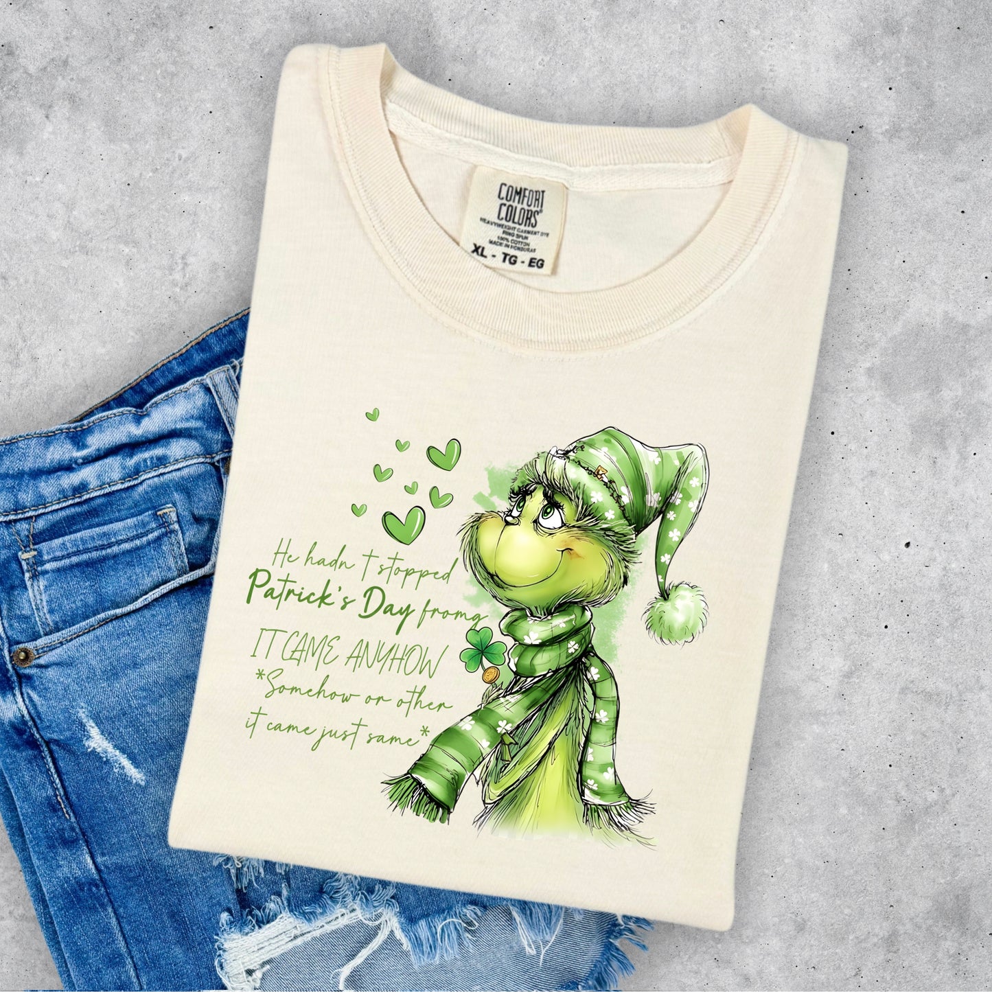 HE HADN'T STOPPED ST. PATRICK'S DAY