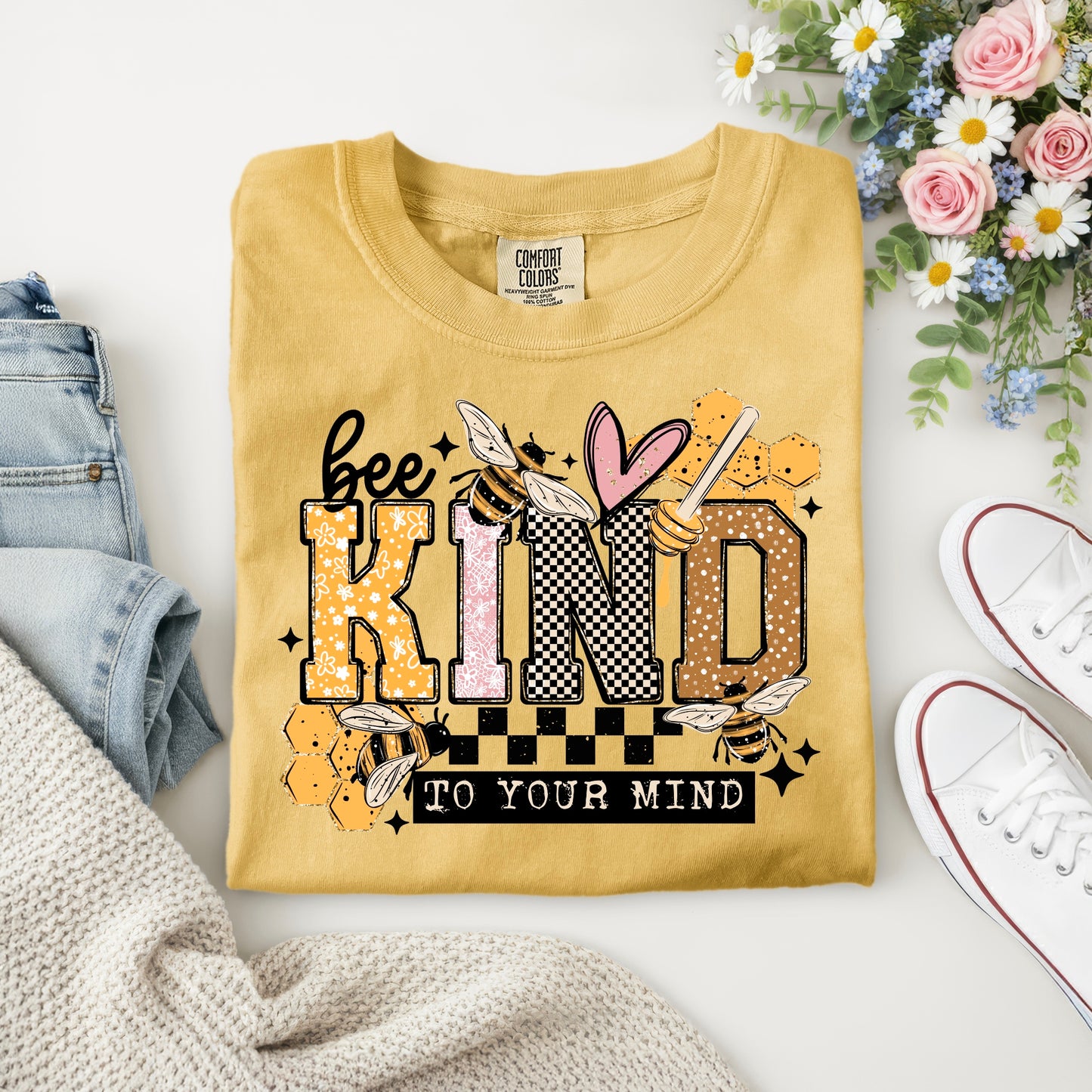 BEE KIND TO YOUR MIND