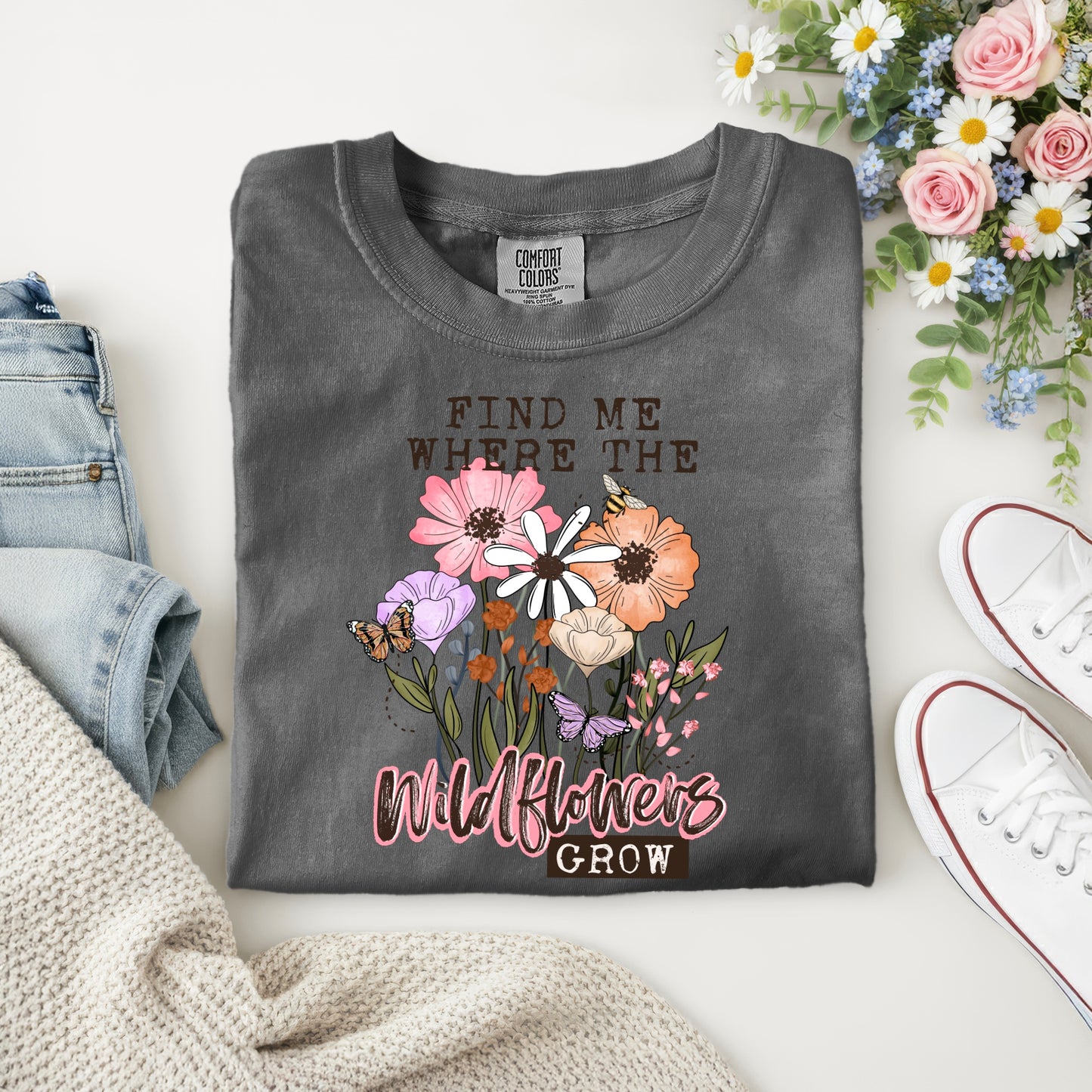 FIND ME WHERE THE WILDFLOWERS GROW