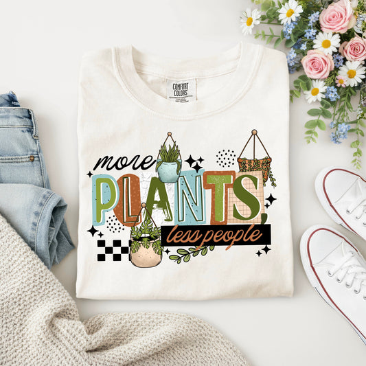 MORE PLANTS LESS PEOPLE