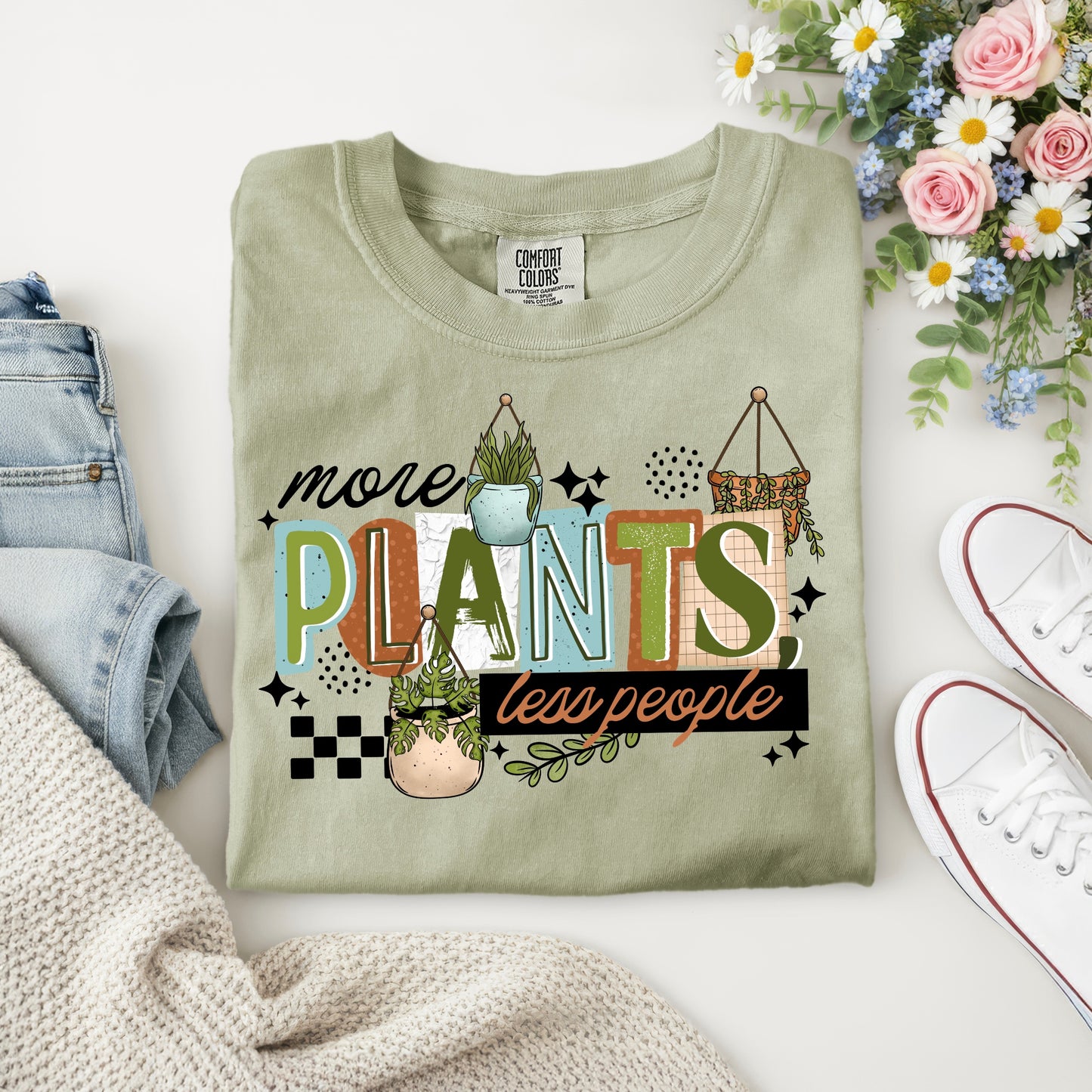 MORE PLANTS LESS PEOPLE