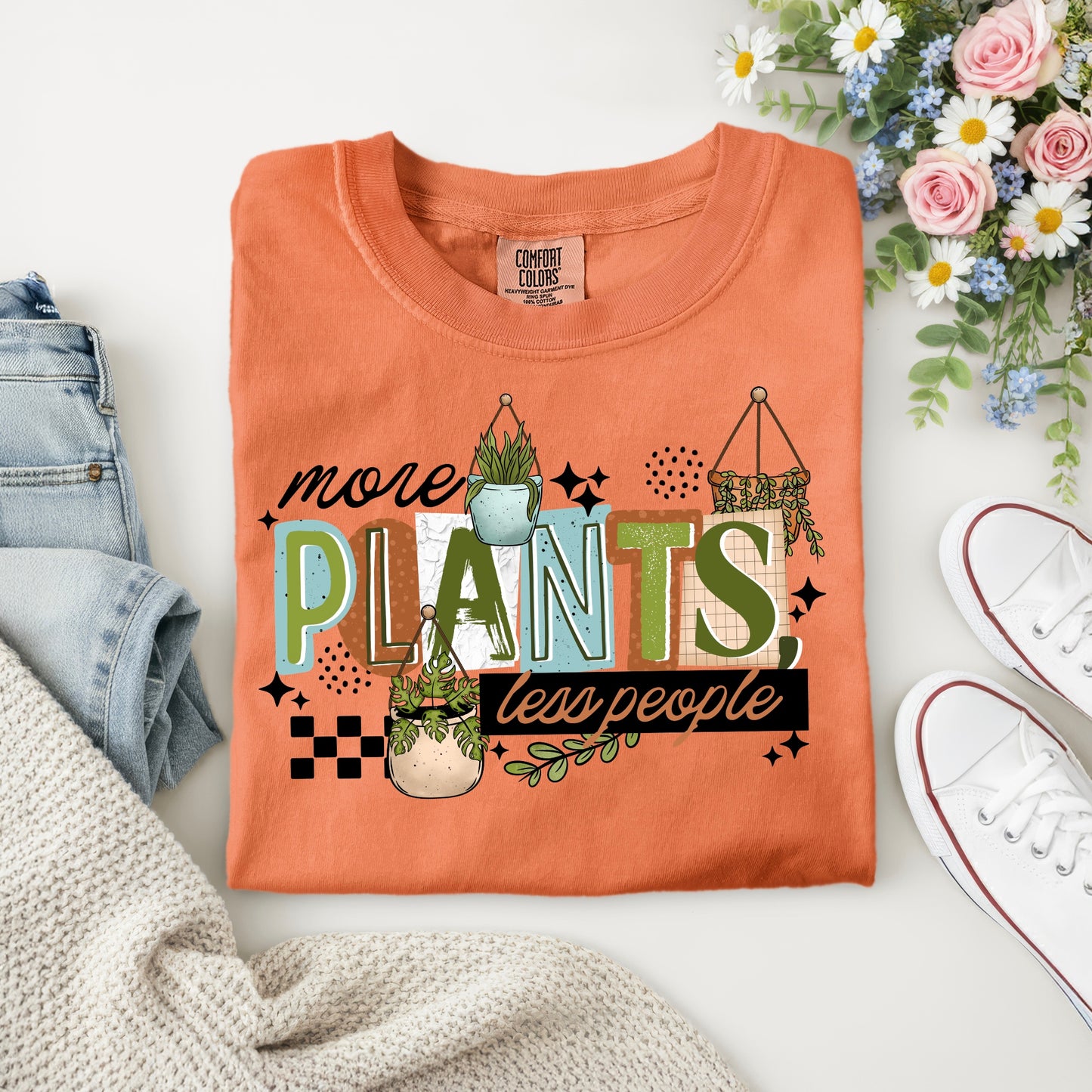 MORE PLANTS LESS PEOPLE
