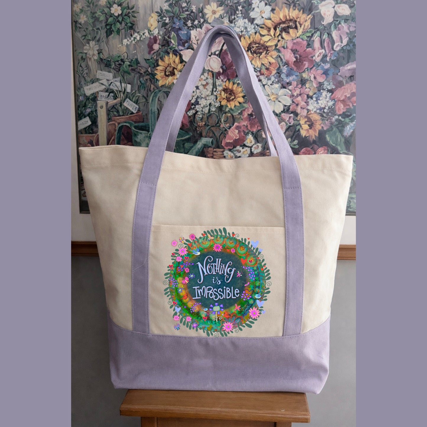 NOTHING IS IMPOSSIBLE TOTEBAG