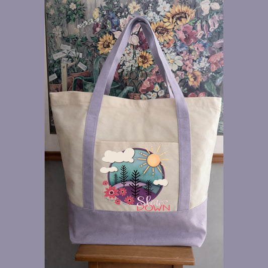 SLOW DOWN TOTEBAG