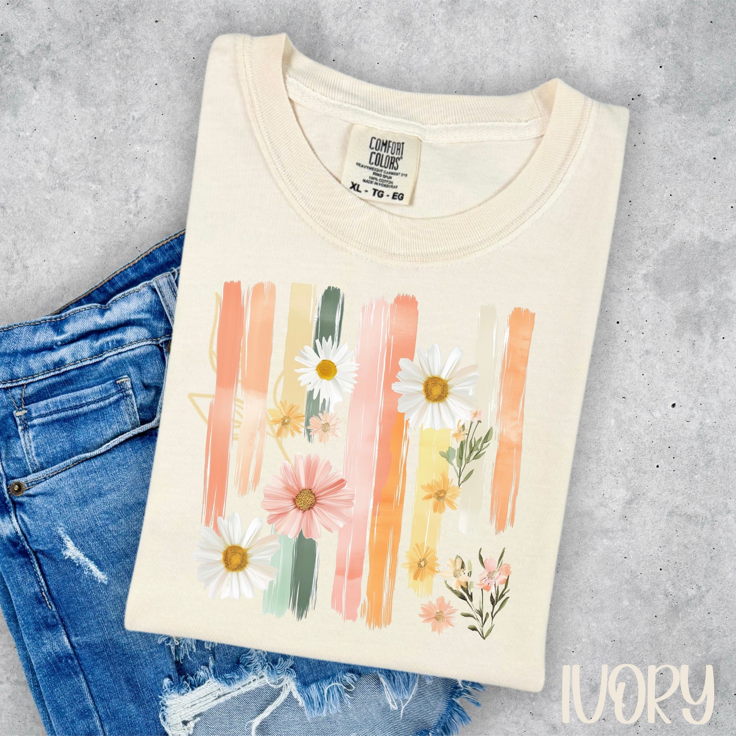 BRUSHSTROKE DAISIES