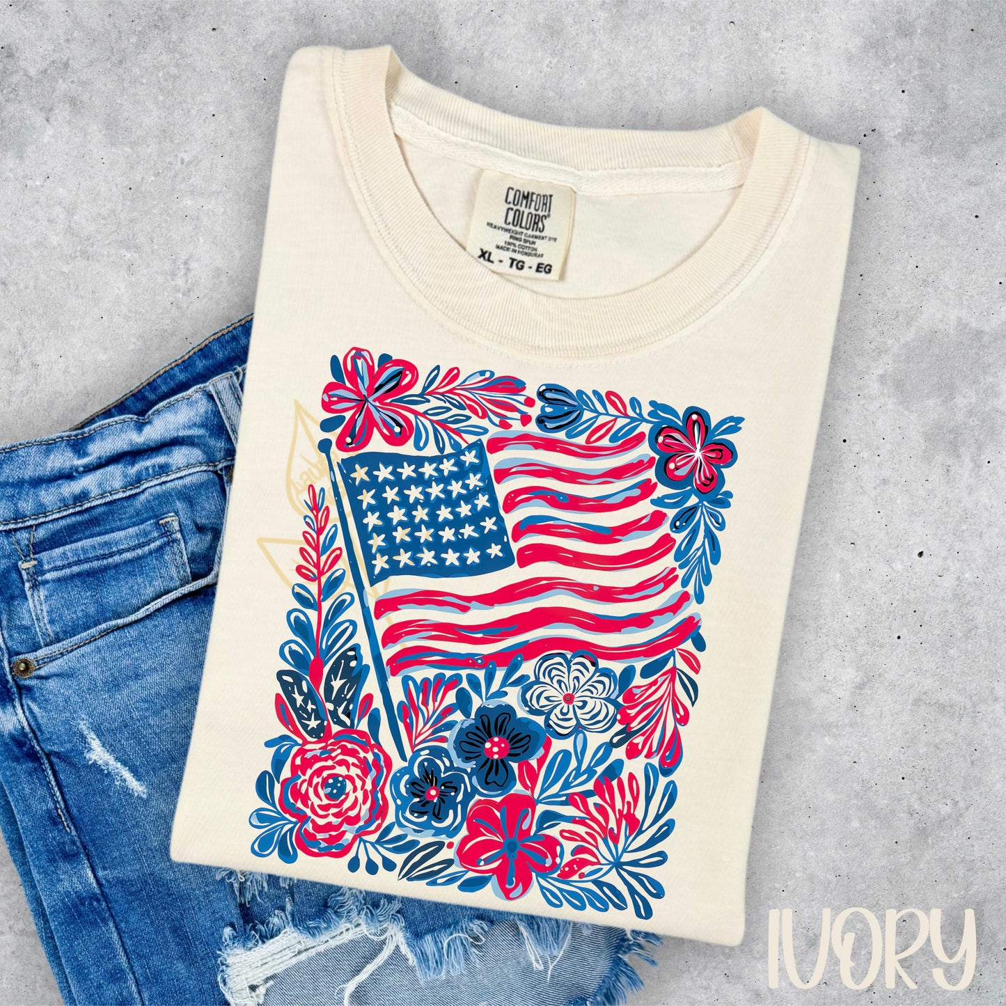 FLORAL FLAG