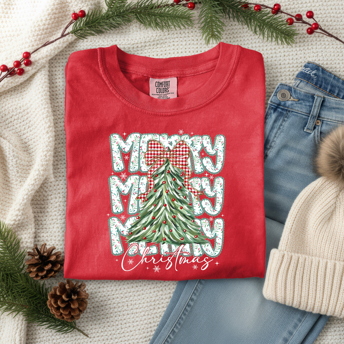 MERRY MERRY CHRISTMAS TREE
