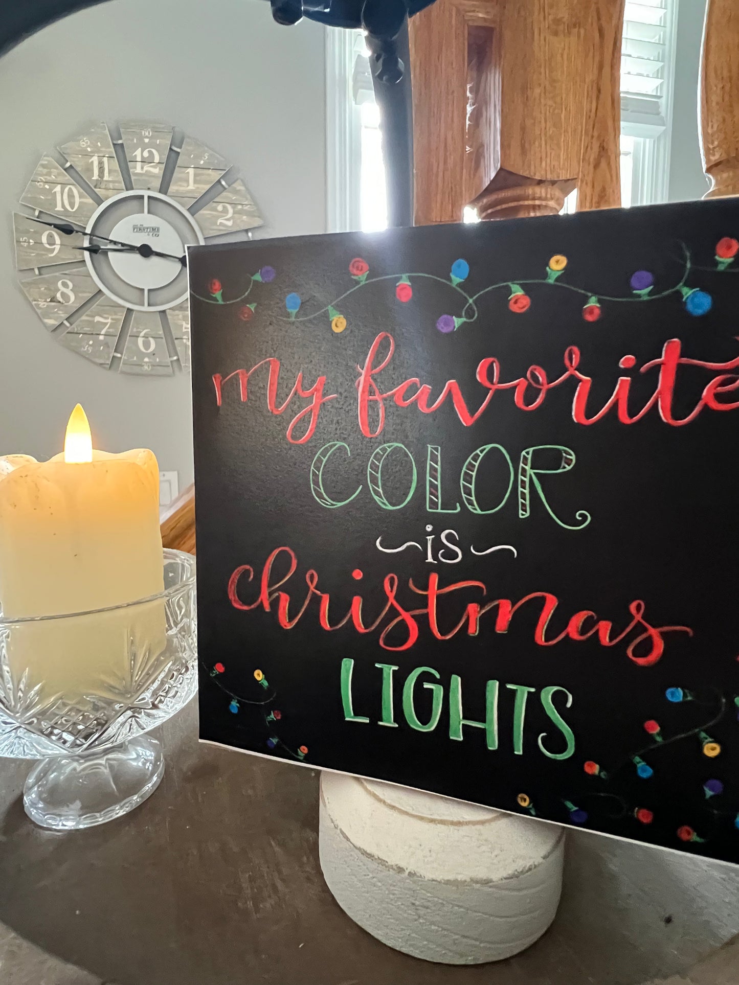 MY FAVORITE COLOR IS CHRISTMAS LIGHTS
